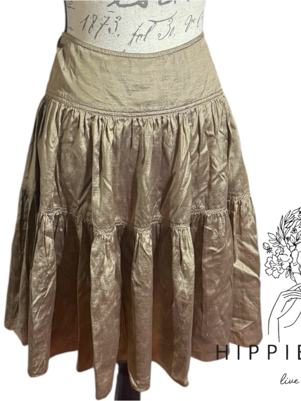 Ralph Lauren Purple Label 100% Silk Skirt S10